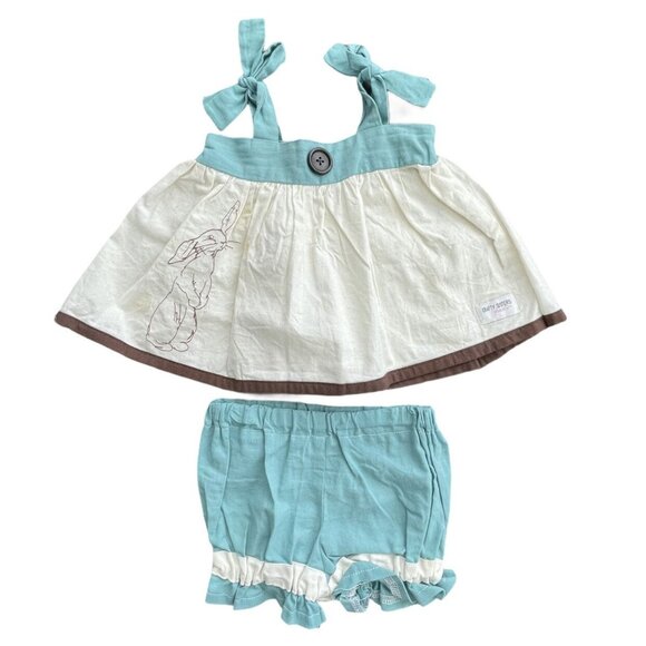 Handmade Crafty Sisters Place Bunny Top And Bloomers - Picture 1 of 4